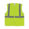 Pip ANSI Class 2 hoop and loop Safety Vest, 2X-Large, Hi-Viz Lime Yellow 302-MVGLY-2X